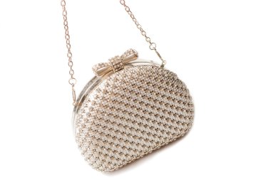 Beyaz izole beyaz zemin üzerine Pırlantalı debriyaj