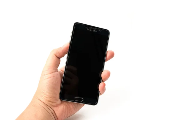 Новый смартфон Samsung Galaxy Note 5 с S Pen — стоковое фото