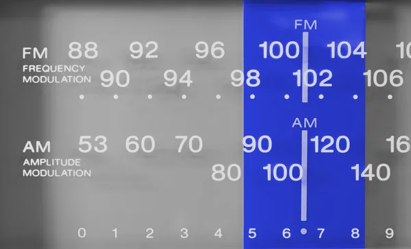 Portre radyo fm-am tarihinde — Stok fotoğraf