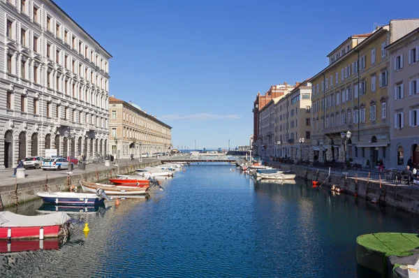 Trieste Kanalı Grande — Stok fotoğraf