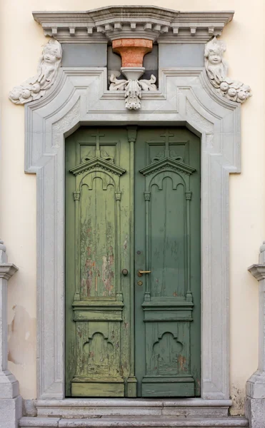 Green Church Portal in Aquileia — Stock Photo, Image