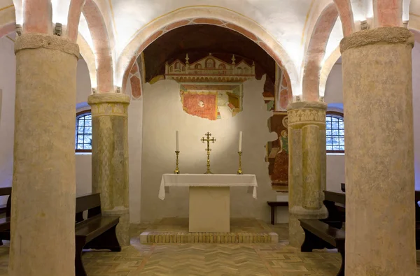 Crypt of the Duomo of Spilimbergo — Stock Photo, Image