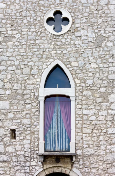 Parede Exterior do Castelo de Trsat em Rijeka — Fotografia de Stock