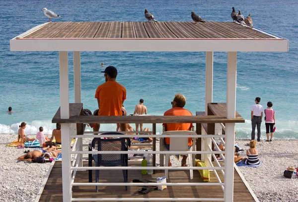 Two Lifeguards on Duty — Stock Photo, Image