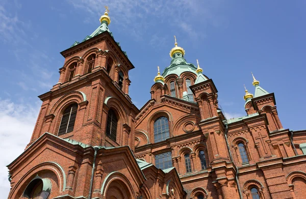 Uspenski Orthodox Cathedral in Helsinki — Stock Photo, Image