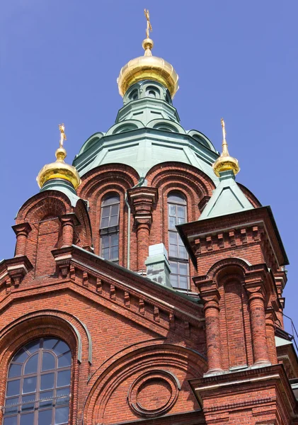 Uspenski Orthodox Cathedral in Helsinki — Stock Photo, Image