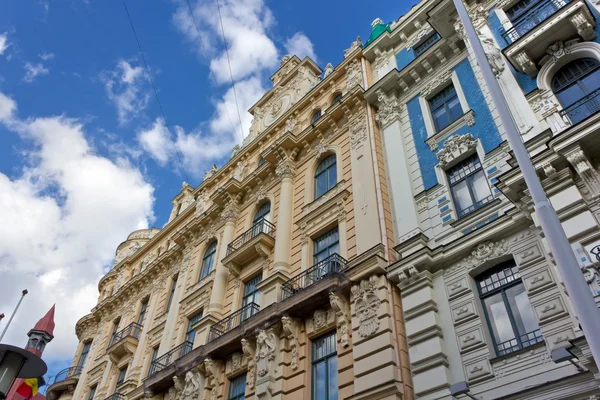 Palácio Art Nouveau em Riga — Fotografia de Stock