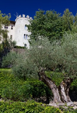 Castelmonte tapınak kompleksi üzerinden görünüm