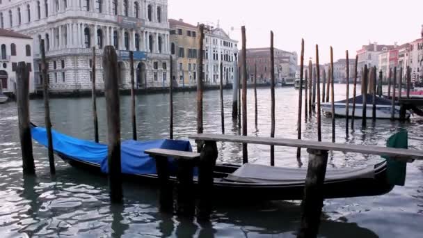 Canal Grande v Benátkách — Stock video