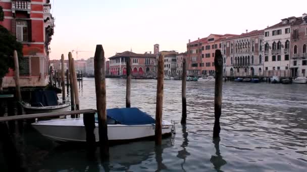 Canal Grande v Benátkách — Stock video