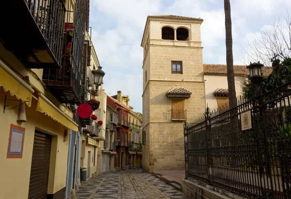 Picasso Museum toren in Malaga — Stockfoto