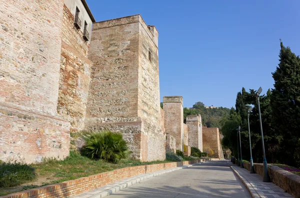 Alcazaba-fortet i Malaga — Stockfoto