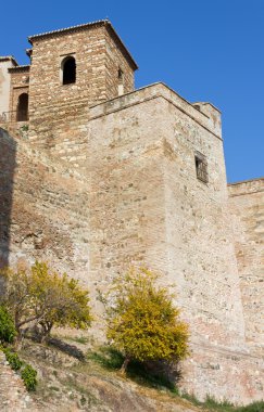 Malaga'da Alcazaba kale