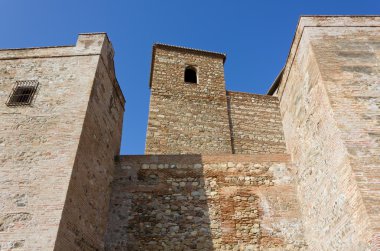 Malaga'da Alcazaba kale