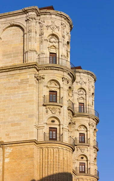 Malaga Katedrali dış detay — Stok fotoğraf