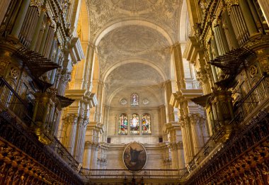 Malaga Katedrali iç