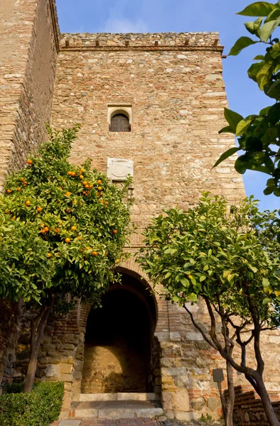 Fortaleza de Alcazaba em Málaga — Fotografia de Stock