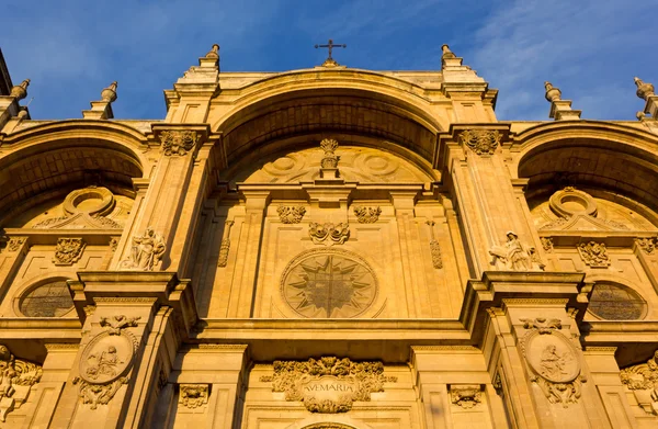 Fasad av katedralen i Granada — Stockfoto