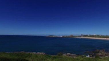Fistral Bay, Newquay, Cornwall görünümü kaydırma