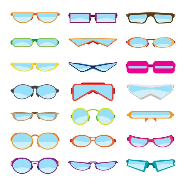 Gafas de estilo plano — Vector de stock