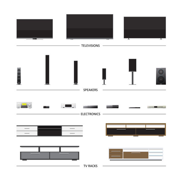 TV Racks and Electronics