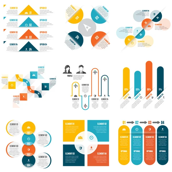Infographic Design Elements — Stock Vector