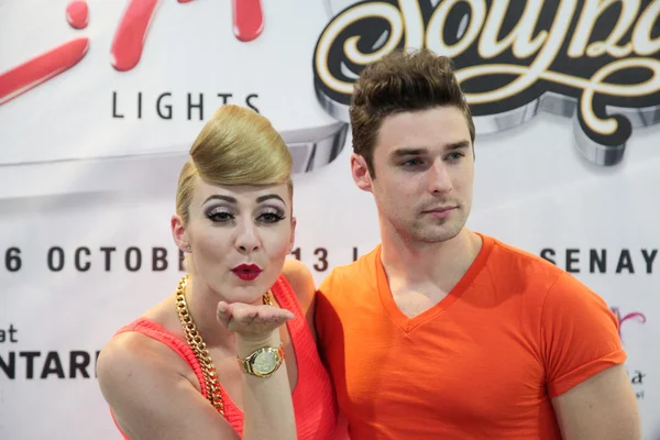 Karmin Press Conference — Stock Photo, Image