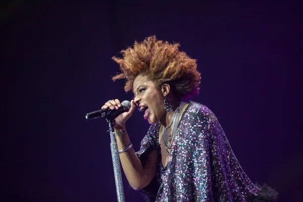 Macy Gray suorituskyky — kuvapankkivalokuva