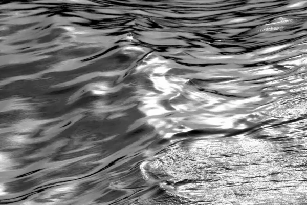 Agua Fondo Abstracto Del Mar Blanco Negro —  Fotos de Stock