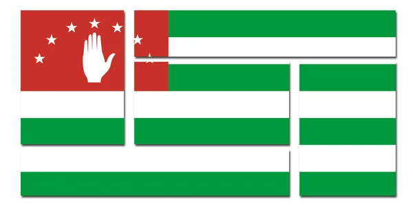Bandera de Abjasia — Foto de Stock