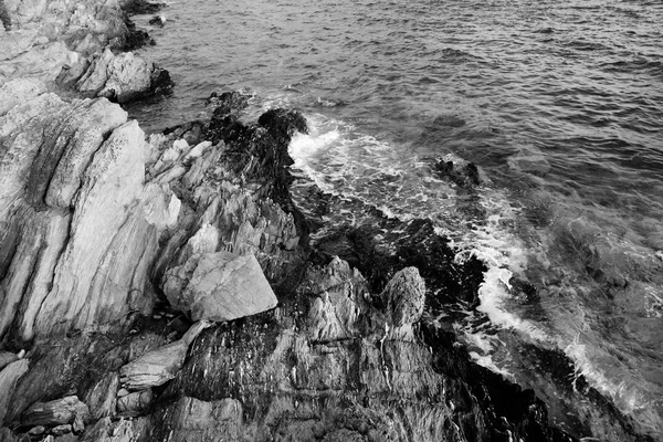 Cape de mer noir et blanc — Photo