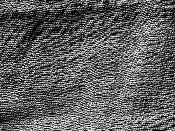 Texture old canvas as background, black and white — Stock Photo, Image