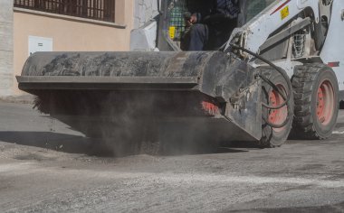 Süpürmek ekleri mini ekskavatör.