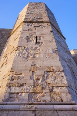 etkileyici görünüm bir kule, Castel del Monte