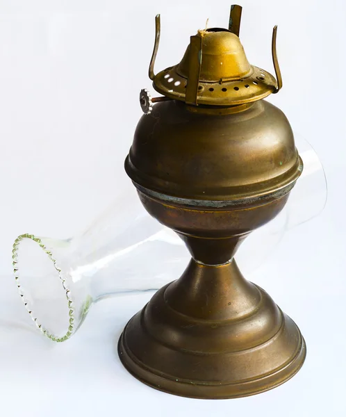 Lámparas de aceite de cerámica aisladas en blanco —  Fotos de Stock