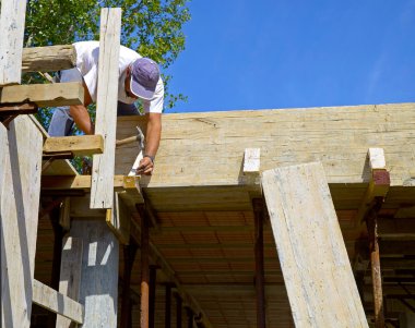 Çalışma betonarme döşeme yapısı