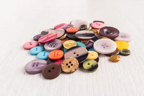 Set of different colored buttons — Stock Photo, Image