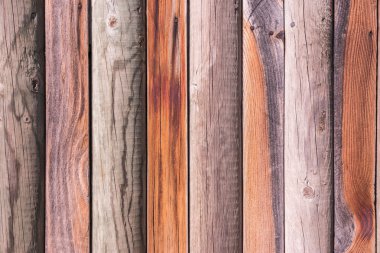 Köy ahşap arka planda düğümler ve çivi delikleriyle