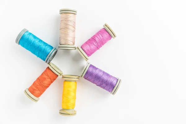 Multi-colored threads — Stock Photo, Image