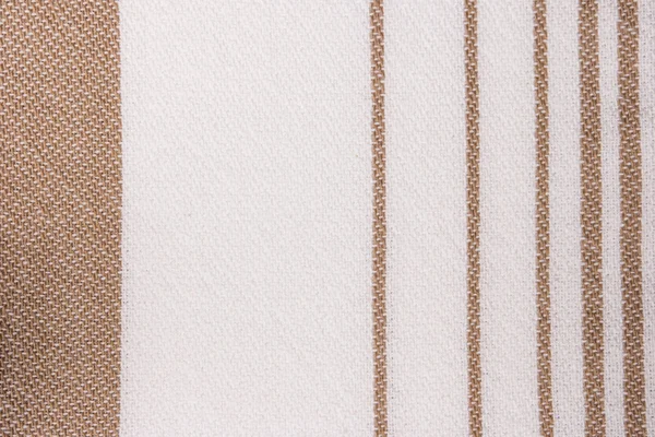 Randig handduk tyg bomull textur närbild — Stockfoto