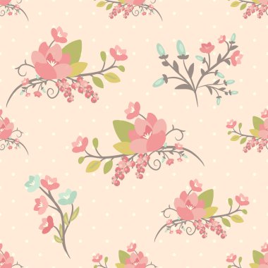 szépség zökkenőmentes virágmintás