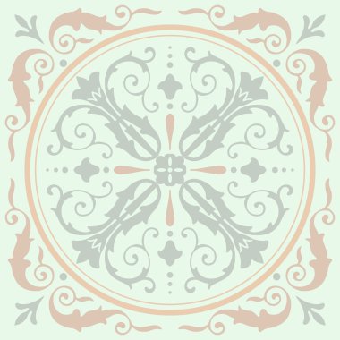 Arka plan vintage çiçek. Sorunsuz çiçek desenli. Soyut wal