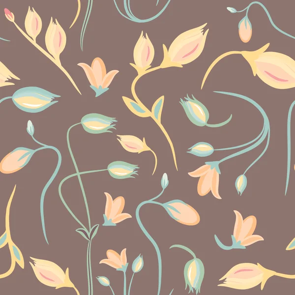 Été sans couture motif floral minuscule — Image vectorielle