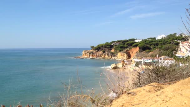 Algarve cenário de praia — Vídeo de Stock