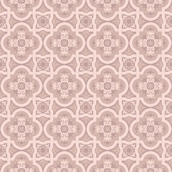 Carreaux de céramique vectorielle avec motif sans couture — Image vectorielle