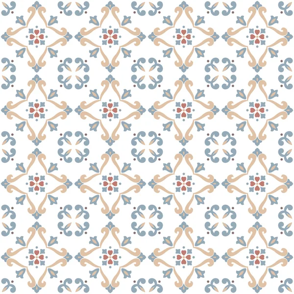 Keramische tegels met naadloze patroon vector — Stockvector