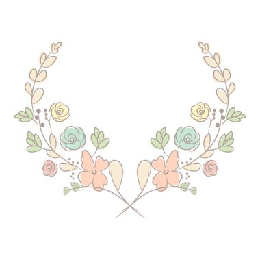 Download Flower Laurel Branches Free Vector Eps Cdr Ai Svg Vector Illustration Graphic Art