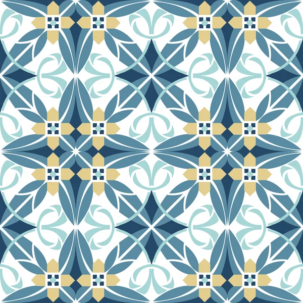 Seamless colourful ornament tiles — Stock Vector