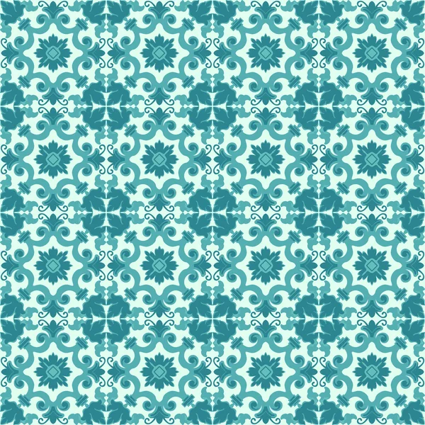 Azulejos de adorno coloridos sin costuras — Vector de stock