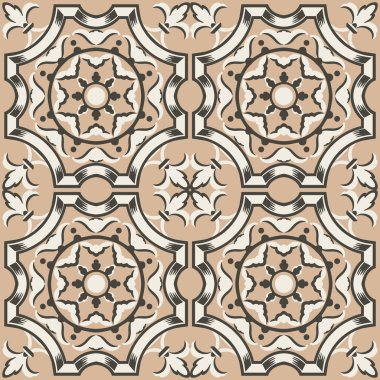 Portekizce seamless modeli döşer. Antika arka plan